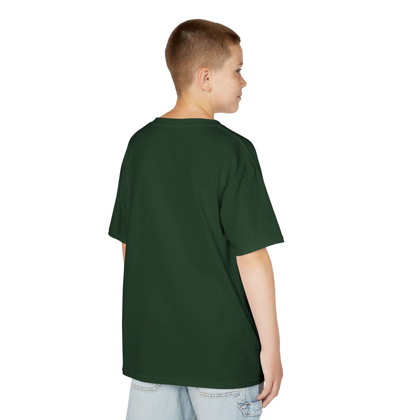 Kids Broad Creek Local Icons T-shirt (Green&White)
