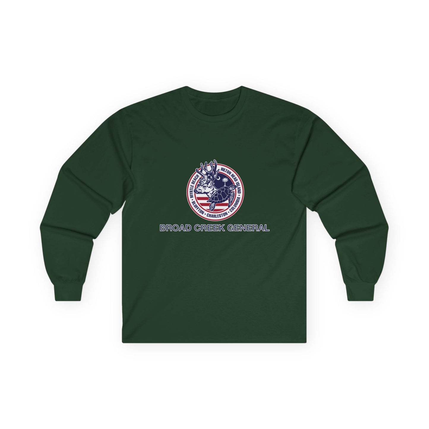 Broad Creek General Palmetto Icons Long Sleeve T-shirt