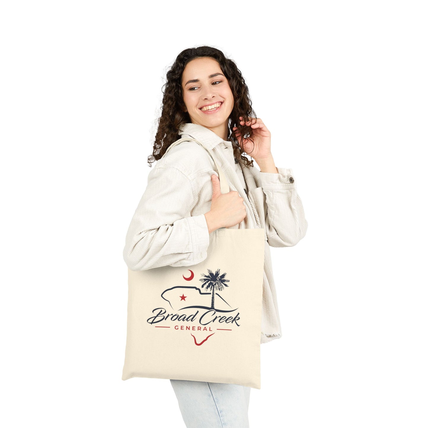 Broad Creek General Cotton Tote Bag- USA