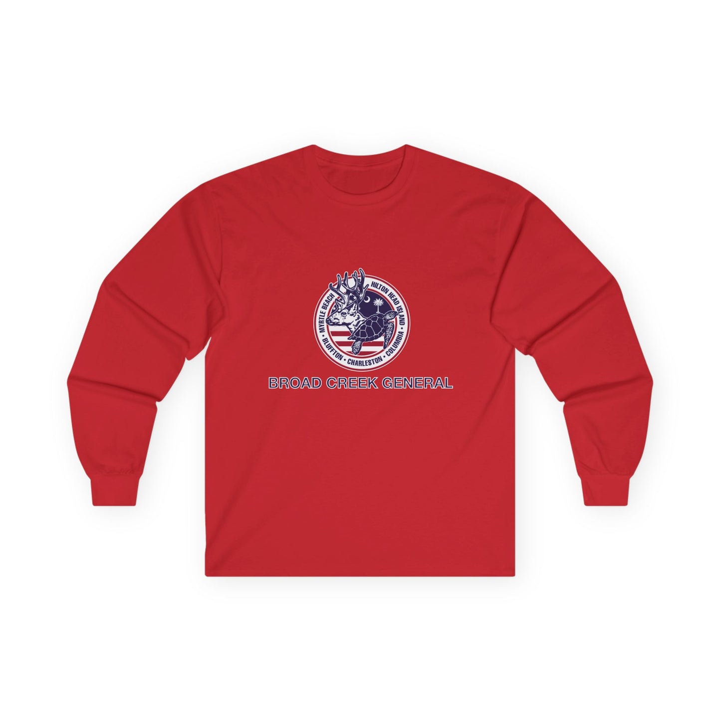 Broad Creek General Palmetto Icons Long Sleeve T-shirt