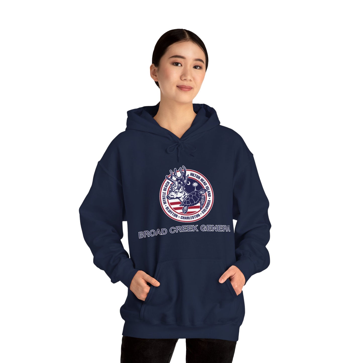 Broad Creek General Palmetto Icons Hoodie