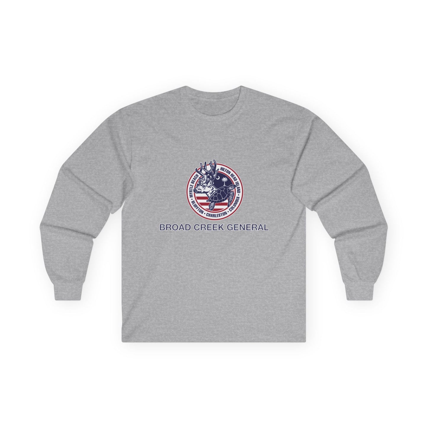 Broad Creek General Palmetto Icons Long Sleeve T-shirt