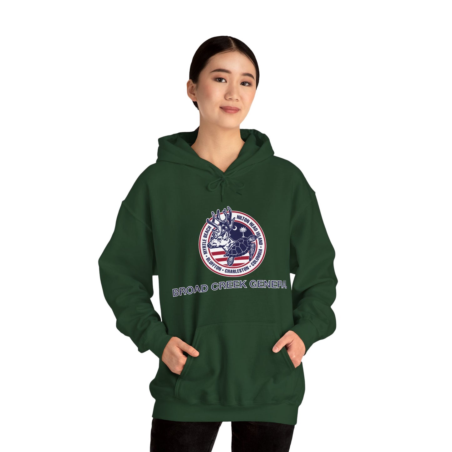 Broad Creek General Palmetto Icons Hoodie