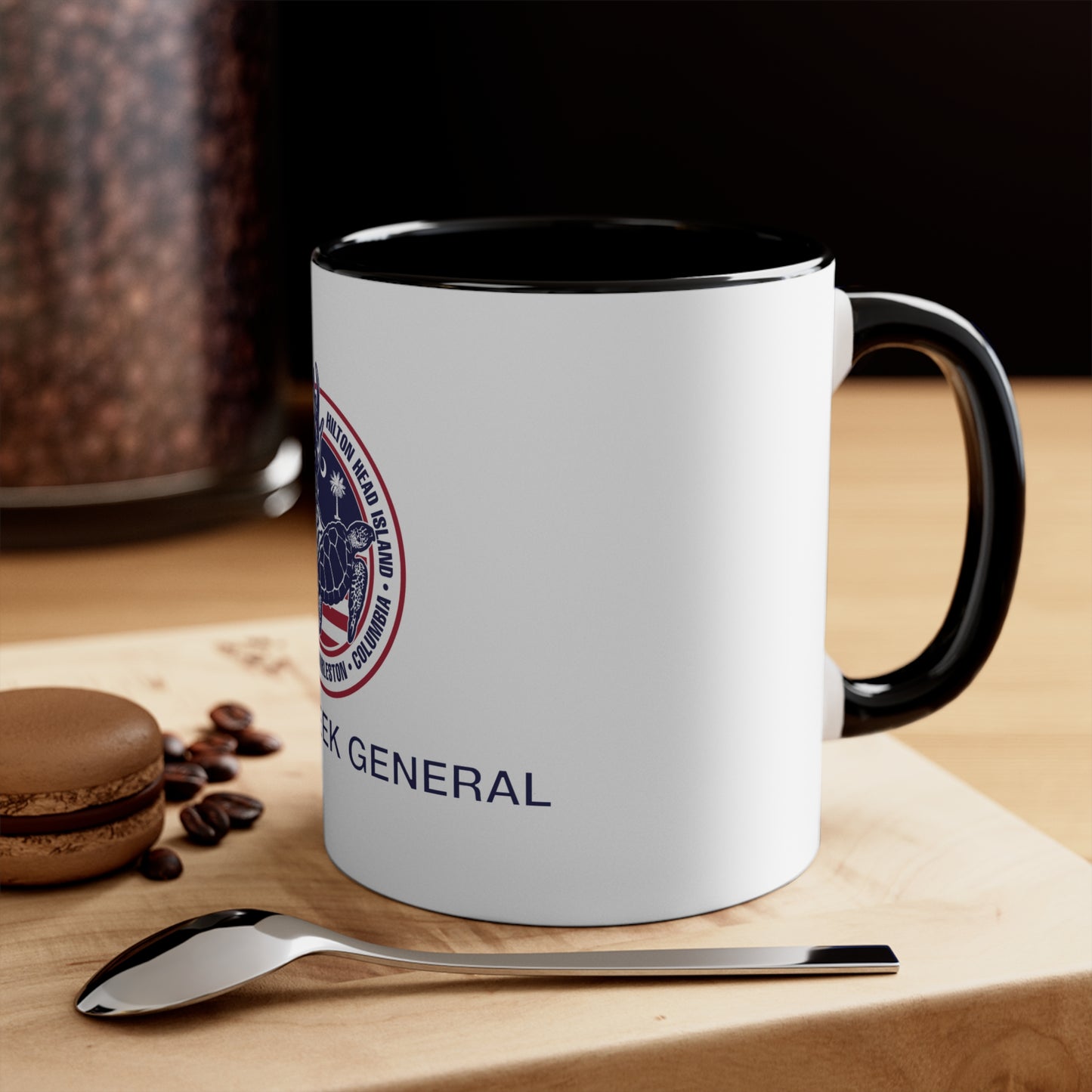 Broad Creek General Palmetto Icons Accent Mug