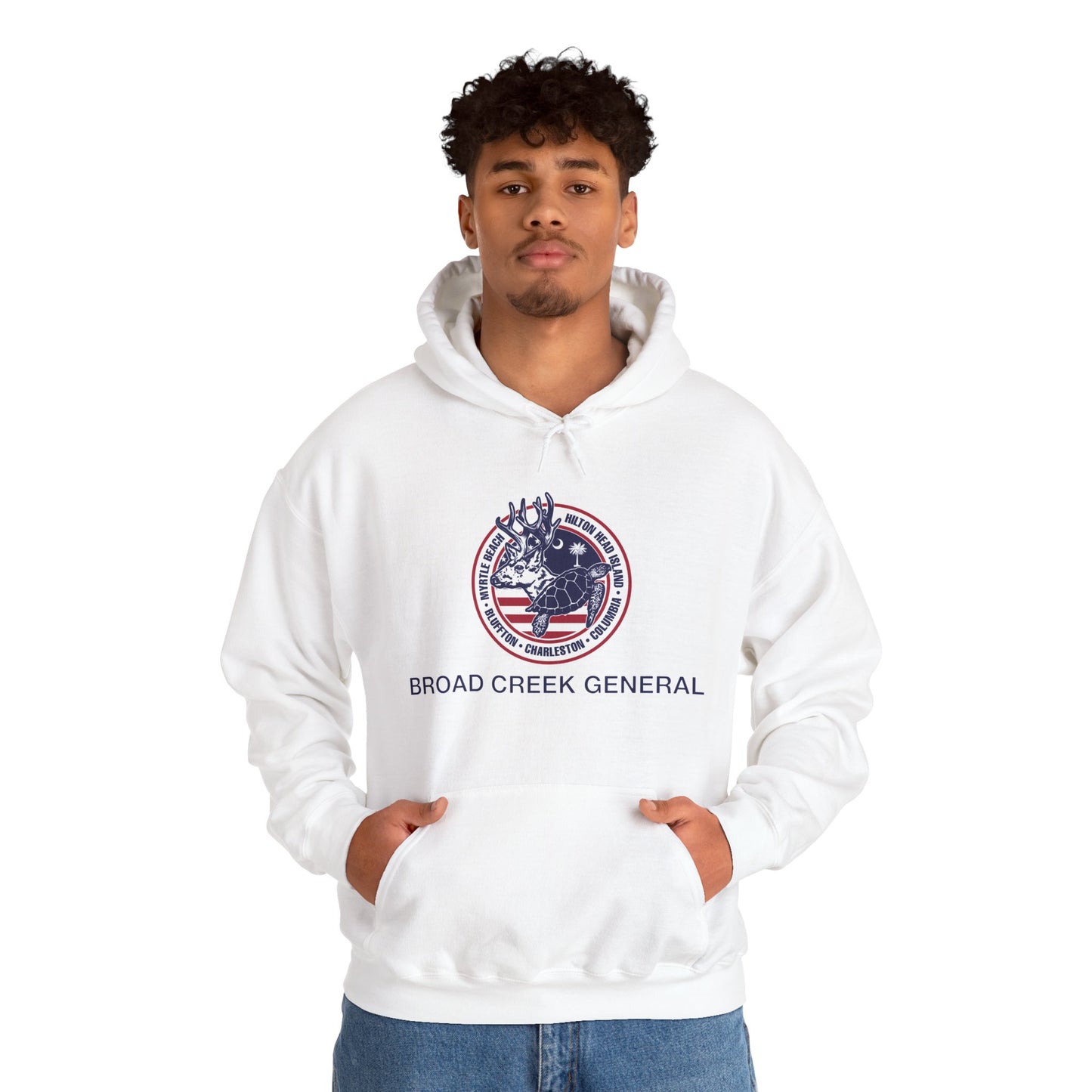 Broad Creek General Palmetto Icons Hoodie