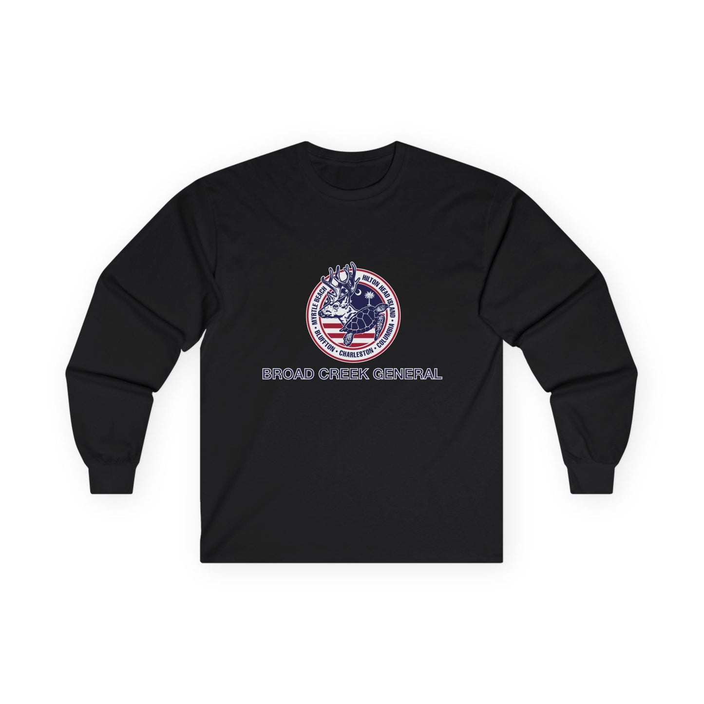 Broad Creek General Palmetto Icons Long Sleeve T-shirt
