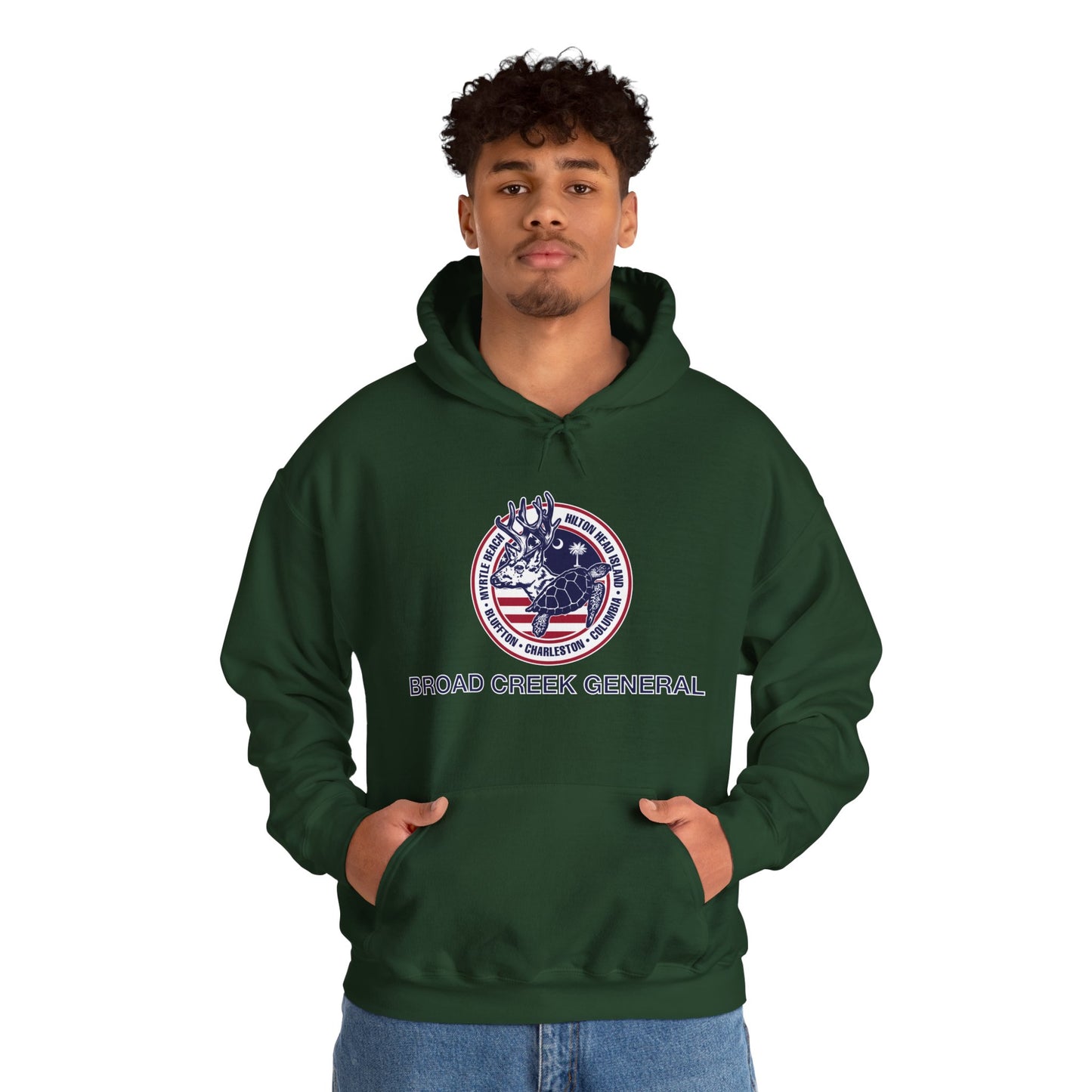 Broad Creek General Palmetto Icons Hoodie