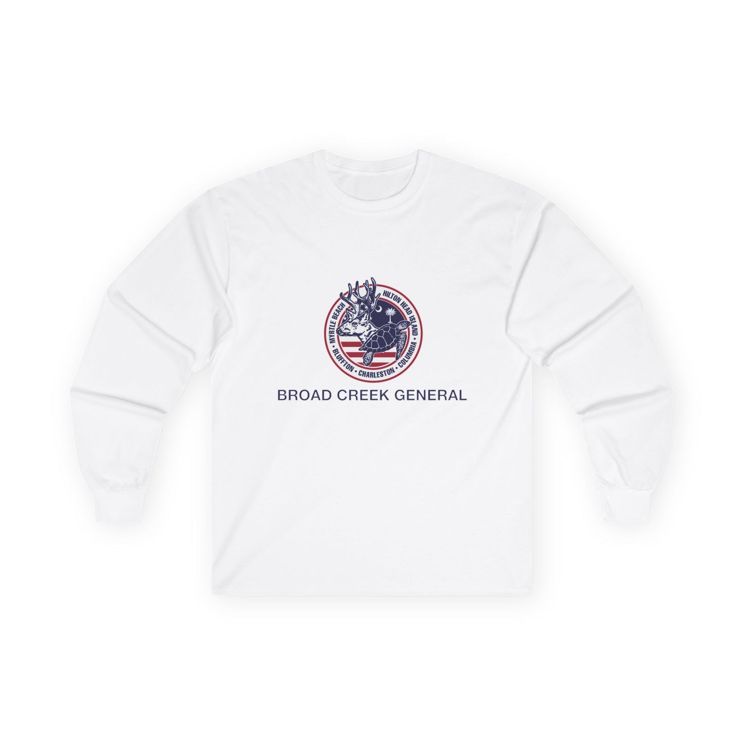 Broad Creek General Palmetto Icons Long Sleeve T-shirt