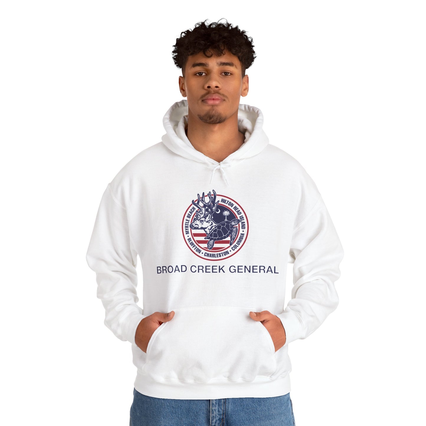 Broad Creek General Palmetto Icons Hoodie