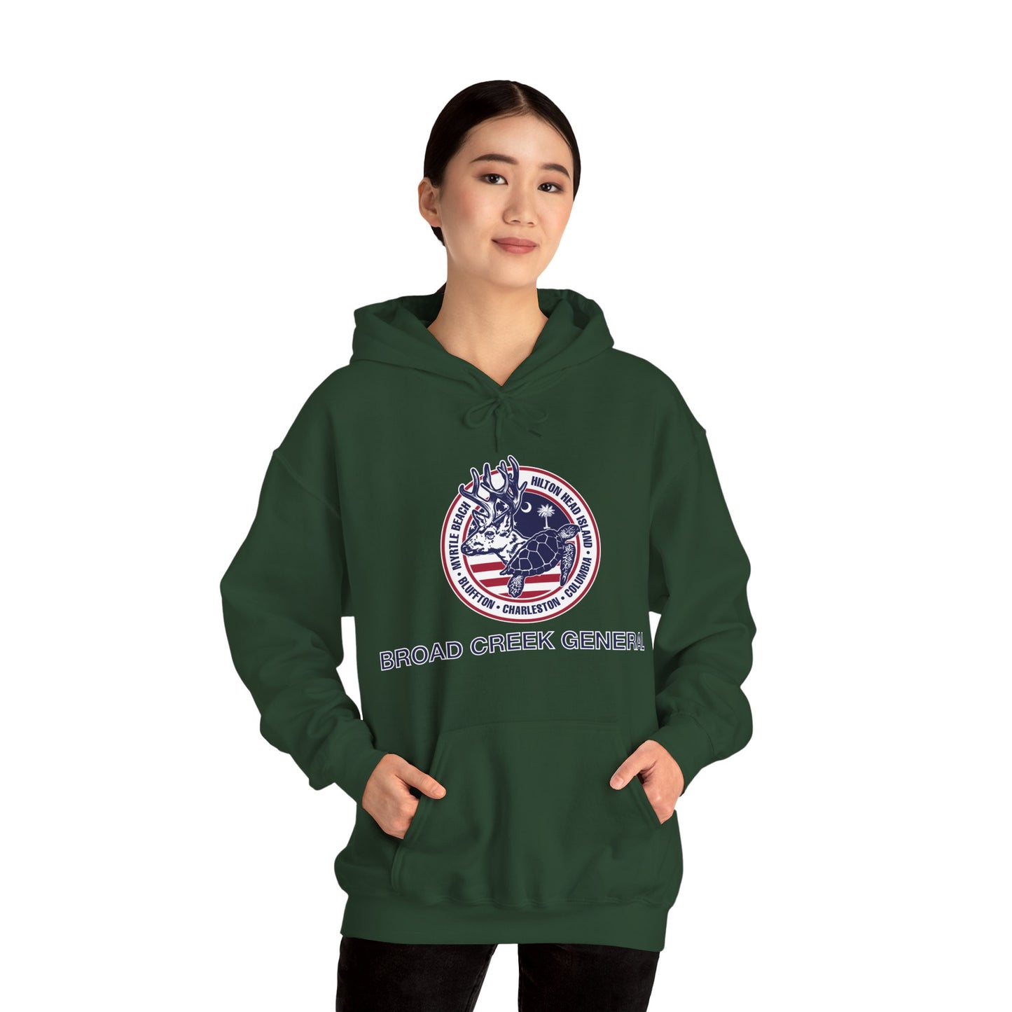 Broad Creek General Palmetto Icons Hoodie