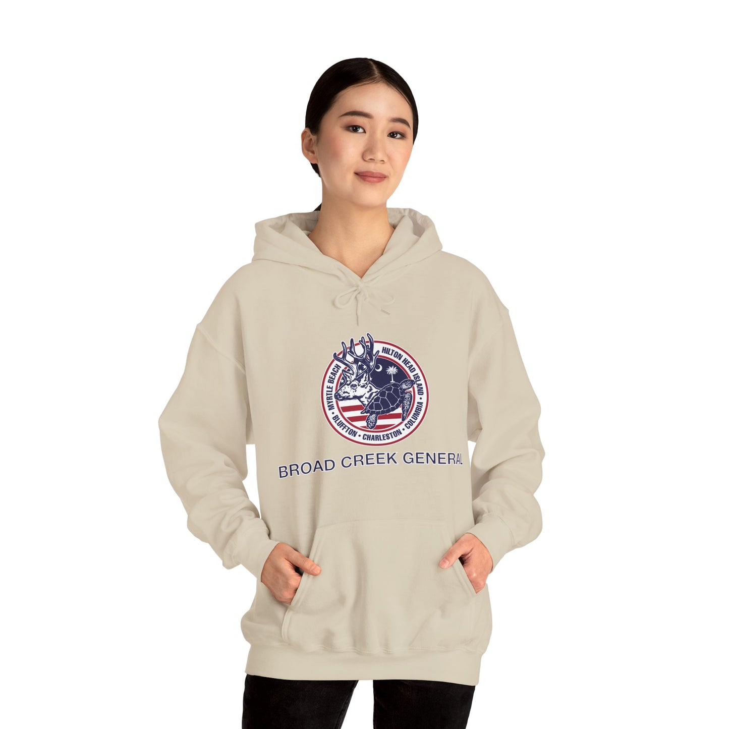 Broad Creek General Palmetto Icons Hoodie