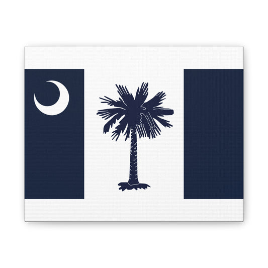 Broad Creek Palmetto Flag Canvas Art