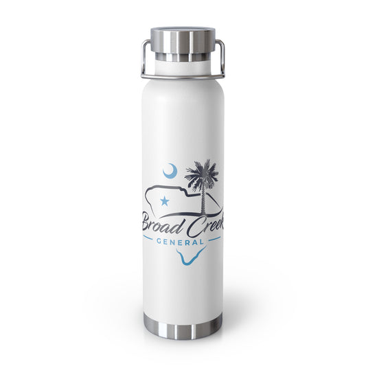 Broad Creek General Insulated Travel Bottle- White 22oz
