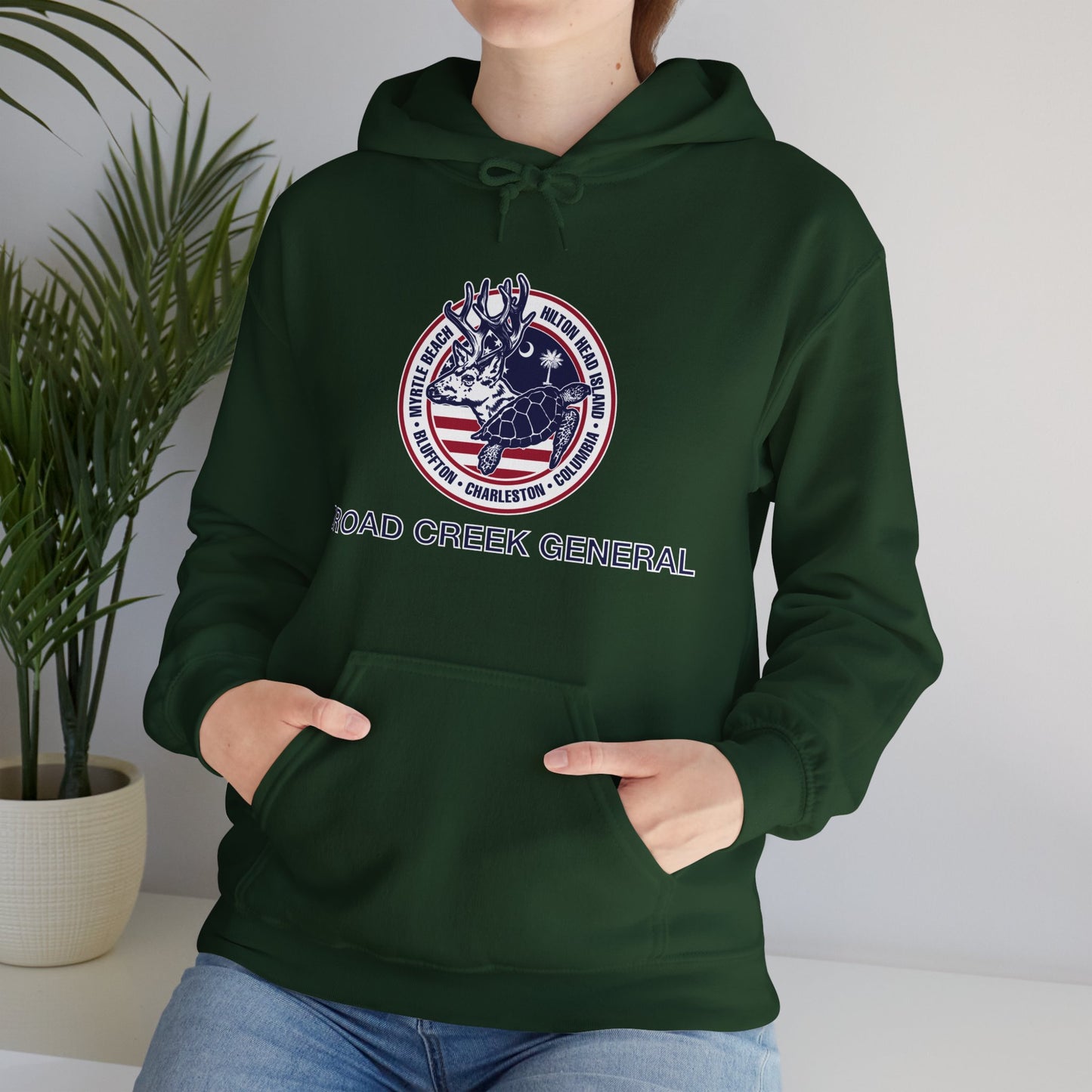Broad Creek General Palmetto Icons Hoodie