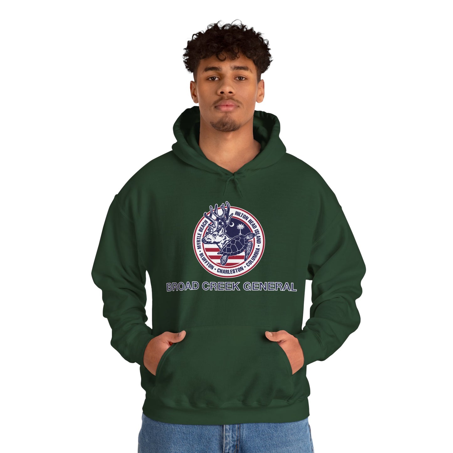 Broad Creek General Palmetto Icons Hoodie